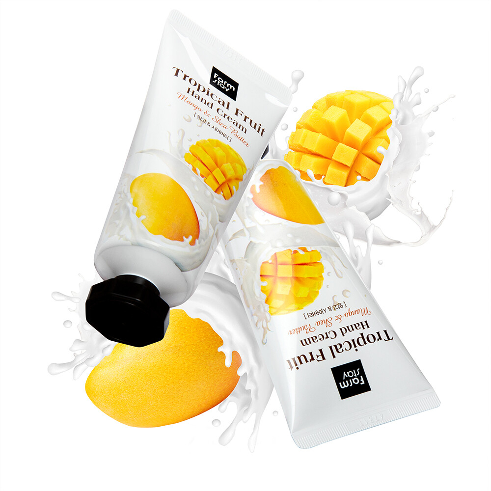 Farmstay Tropical Fruit Hand Cream Mango & Shea Butter 50g Premium Korean Moisturizing Hand Care for Soft Smooth Hydrated Hands Nourishing Repair Sample Skincare for Healthy Radiant Skin - View 2 of 3