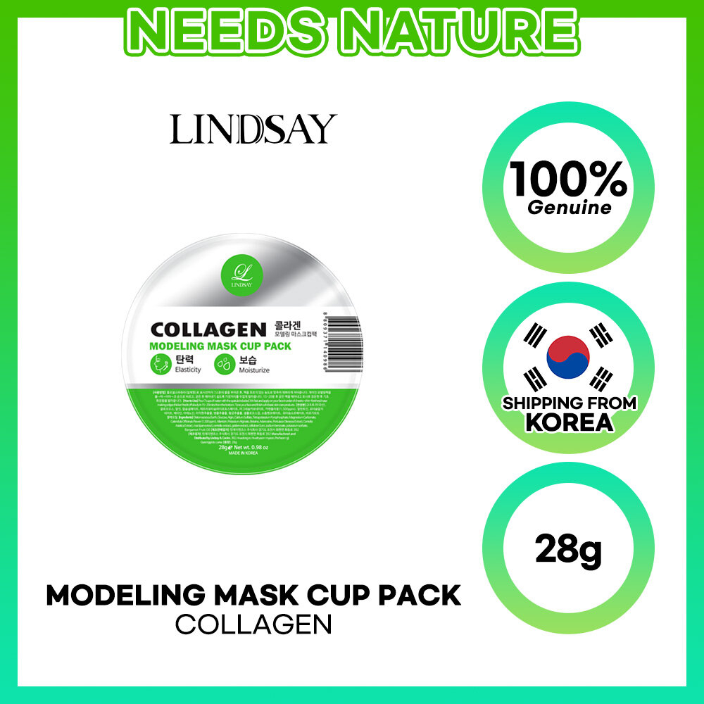 Lindsay Collagen Modeling Cup Pack 28g Premium Korean Skincare Face Mask for Hydrating Firming Elasticity Boost Anti-Aging Nourishing Skin Care Sample Treatment for Smooth Radiant Youthful Skin - View 3 of 3