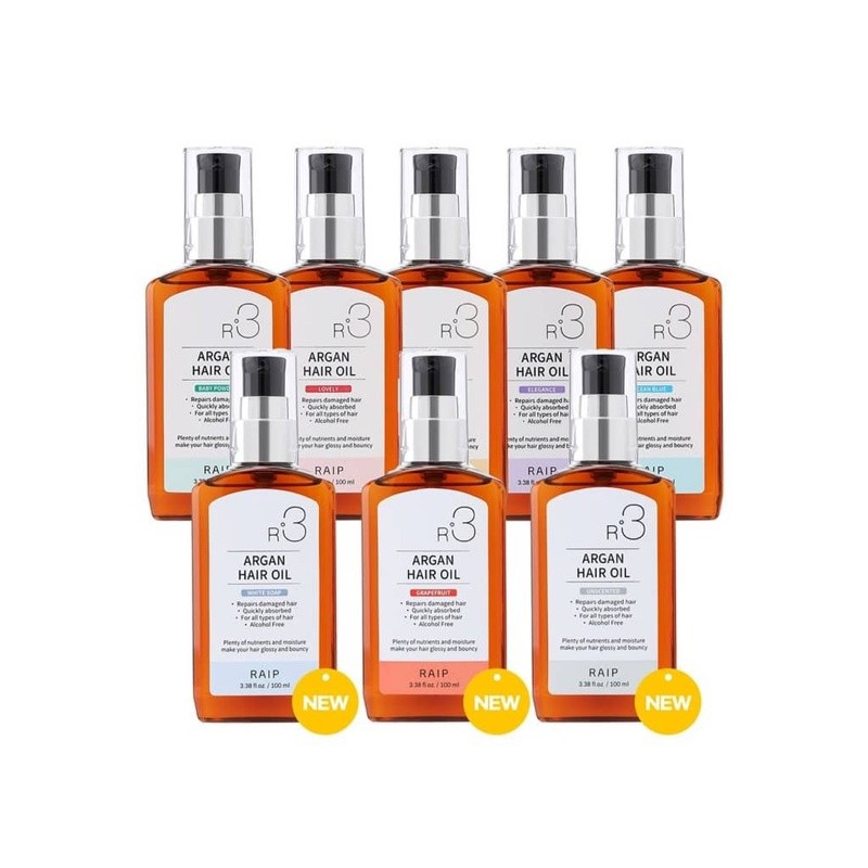 Raip R3 Argan Hair Oil 100ml R3 免冲洗 菁粹摩洛哥阿甘护发精油-Original原味-黄色(FROM MALAYSIA) - View 2 of 3