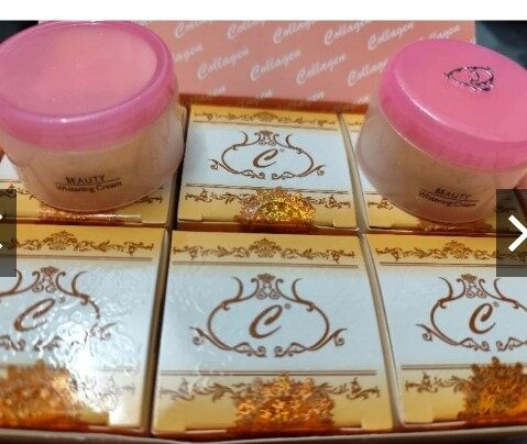 Collagen Lightening Day & Night Cream Korean Skincare Moisturizing Brightening Anti-Aging Firming Wrinkle Care Hydrating Skin Tone Correcting Soft Smooth Radiant Skin Daily Face Cream - View 3 of 3