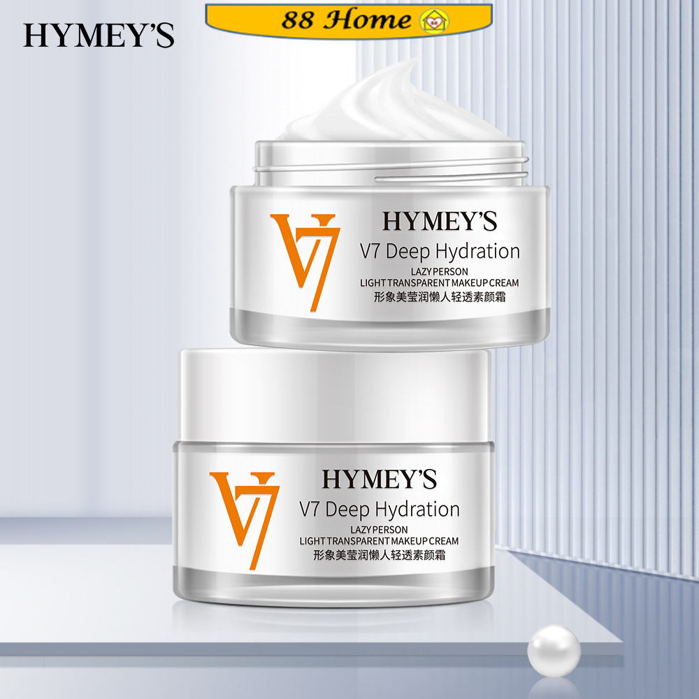 HYMEY’S V7 Hydration Skincare Facial Cream 50g Korean Skincare Brightening Moisturizing Tone-Up Cream Lightweight Makeup Base Hydrating Skin Tone Correcting Smooth Radiant Daily Face Cream - View 3 of 3