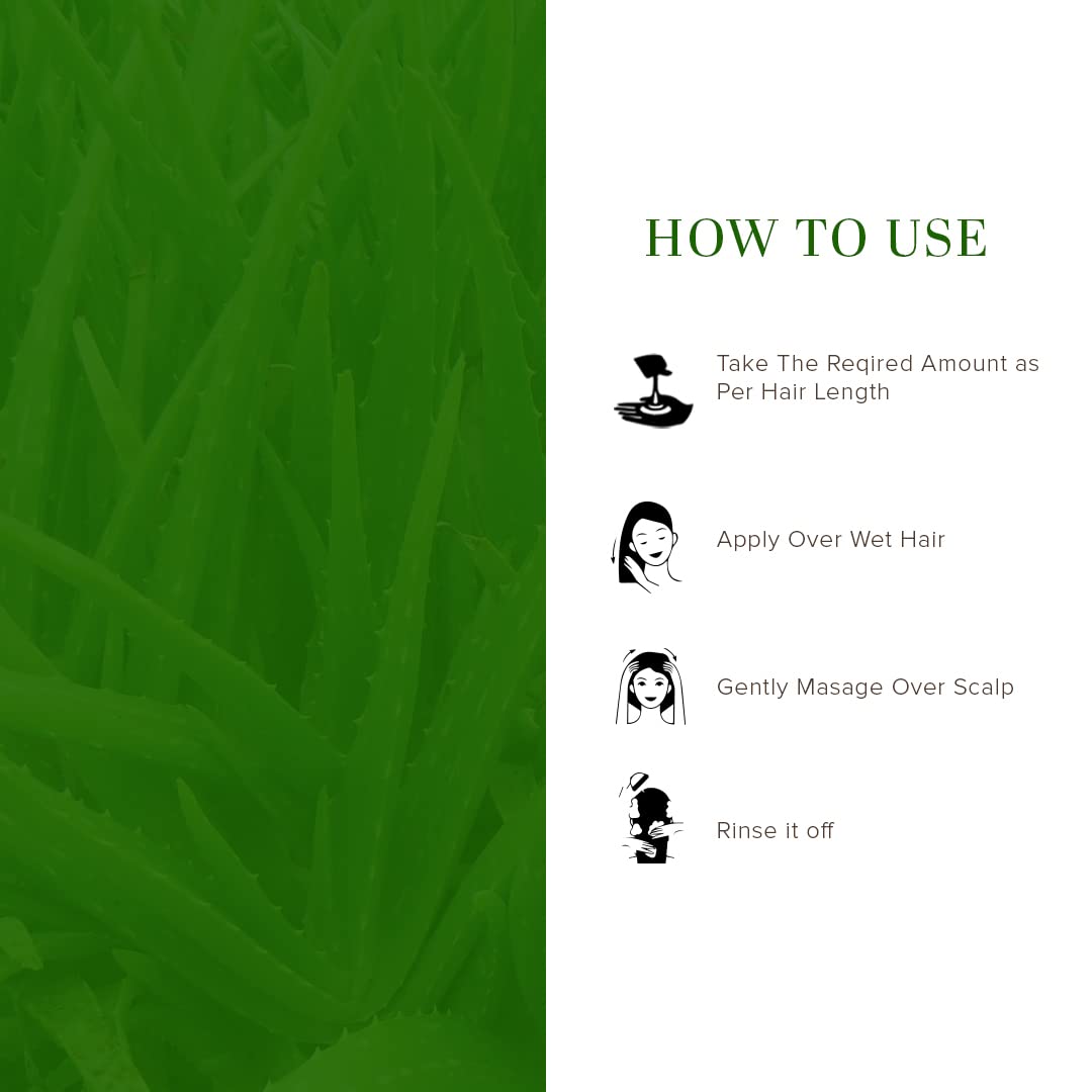 Khadi Natural Aloe Vera Hair Cleanser| Natural Hair Cleanser for Healthy Hair| Boosts hair growth| Reduces Hairfall |Suitable for All Hair Types | 210ml - View 3 of 4