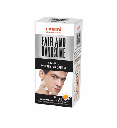 Emami Fair and Handsome Advanced Whitening Cream 25g – Men’s Brightening, Oil Control & Even Tone Face Cream - View 3 of 3