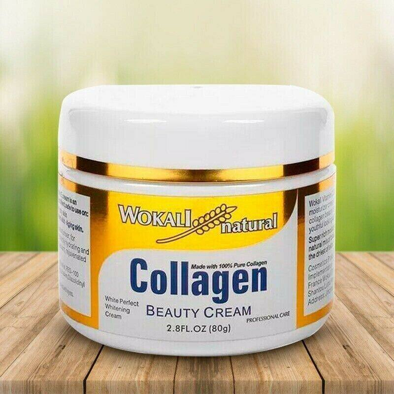 Collagen Whitening Face Cream 80g – Moisturizing, Firming & Anti-Aging Fine Line Repair Brightening Skin Care - View 3 of 3