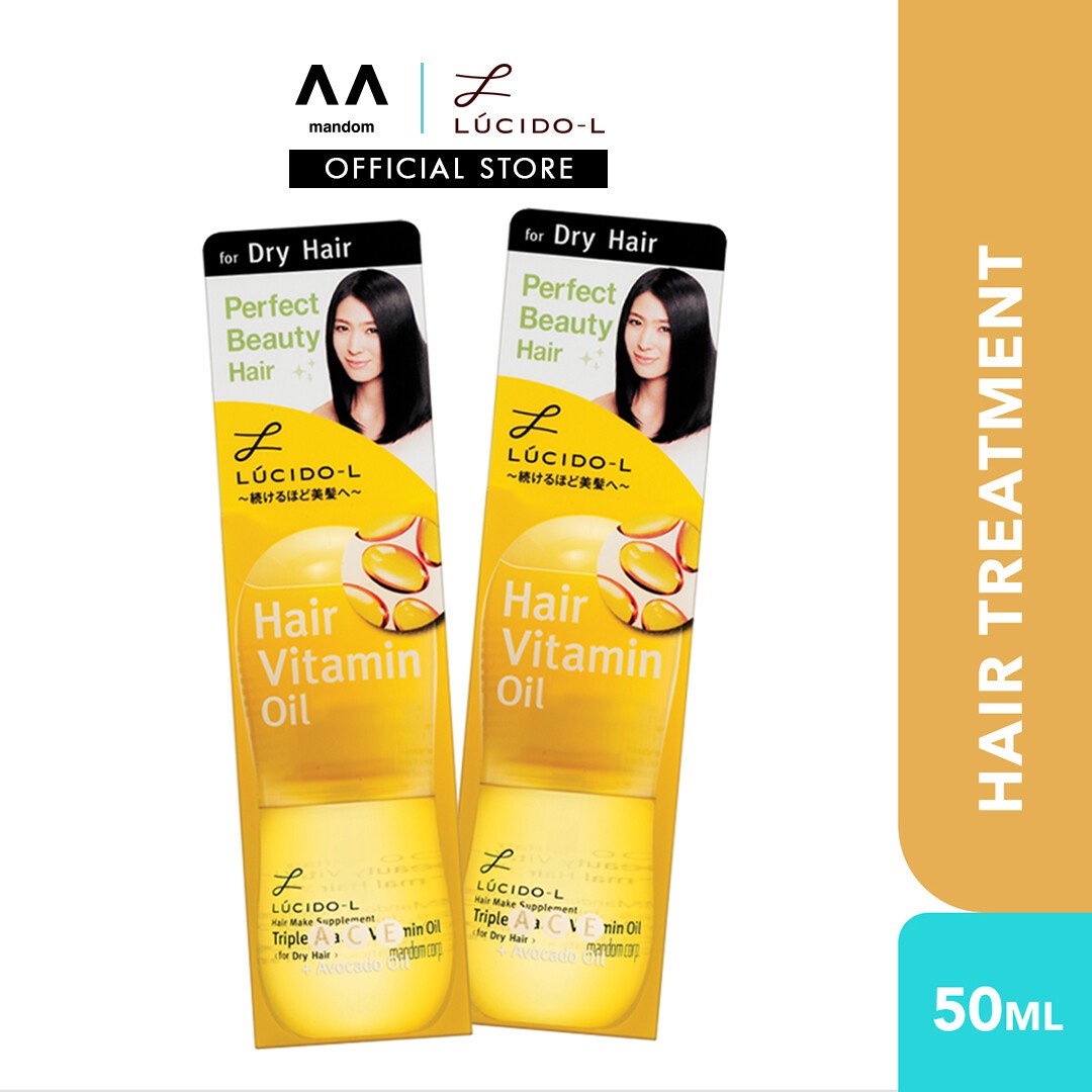 LUCIDO-L Hair Make Supplement Vitamin Oil Dry Hair 50ml (woman hair, hair vitamin, hair women styling)(FROM MALAYSIA) - View 4 of 4