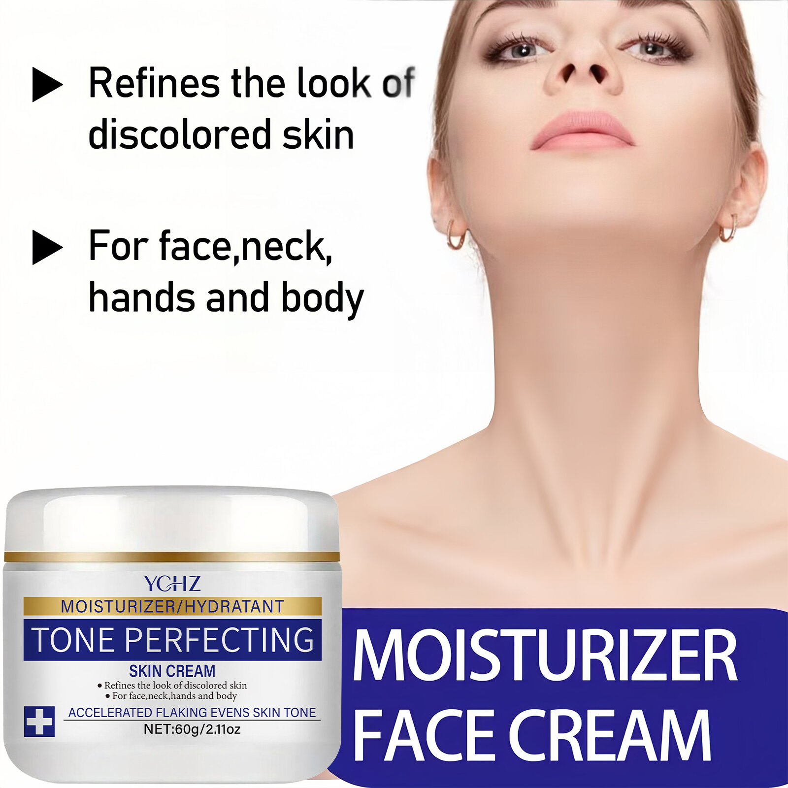 Skin Brightening Cream 60g – Dark Spot Reduction, Pigmentation Repair, Even Tone, Radiance Boosting & Deep Moisturizing Face Cream - View 3 of 3