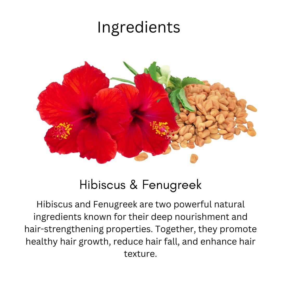 Khadi Utkrisht Hibiscus & Fenugreek Shampoo 200ml | Natural & Herbal for Scalp, Dandruff, Hair Fall & Dry, Damaged, Frizzy Hair | Paraben & SLS Free | For All Hair Types | Men & Women - View 5 of 7