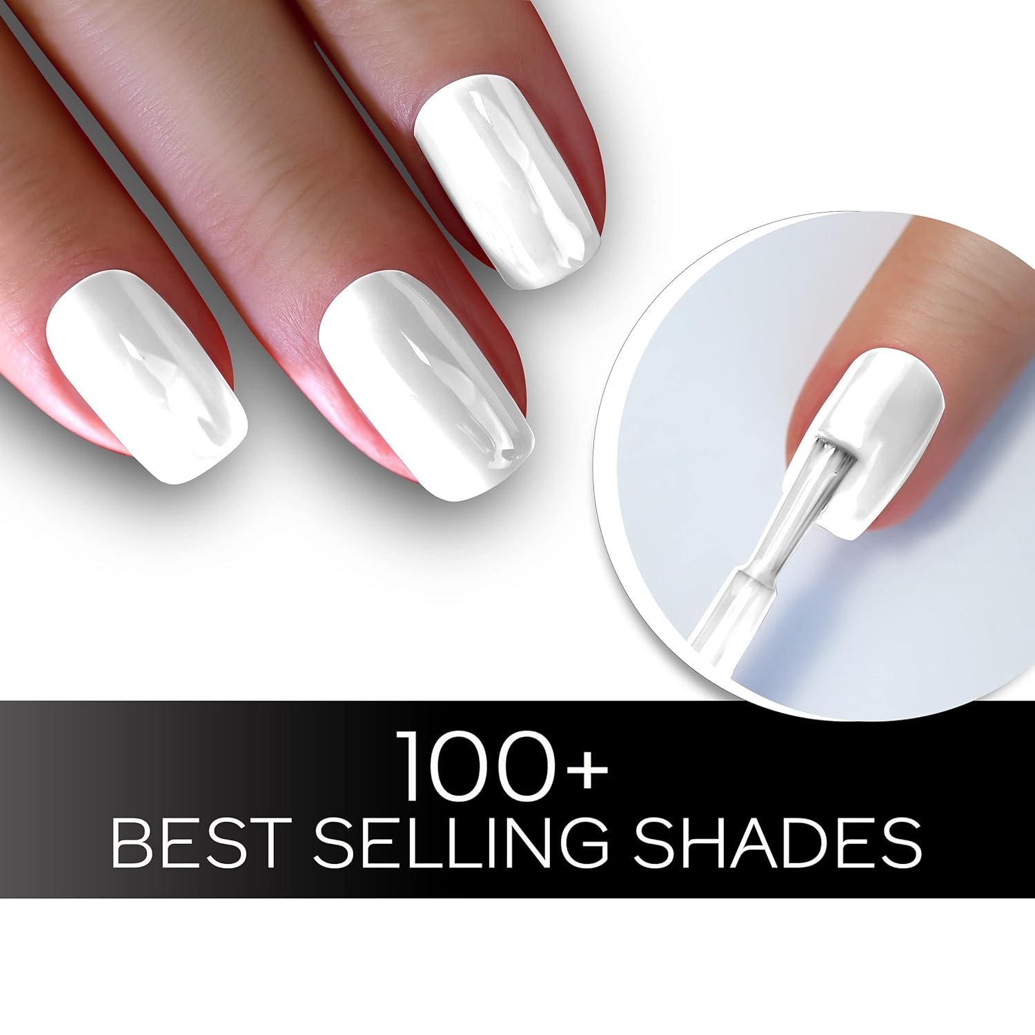 FACESCANADA Splash Glossy Finish Nail Enamel White O White 14, 8 Ml - View 4 of 5