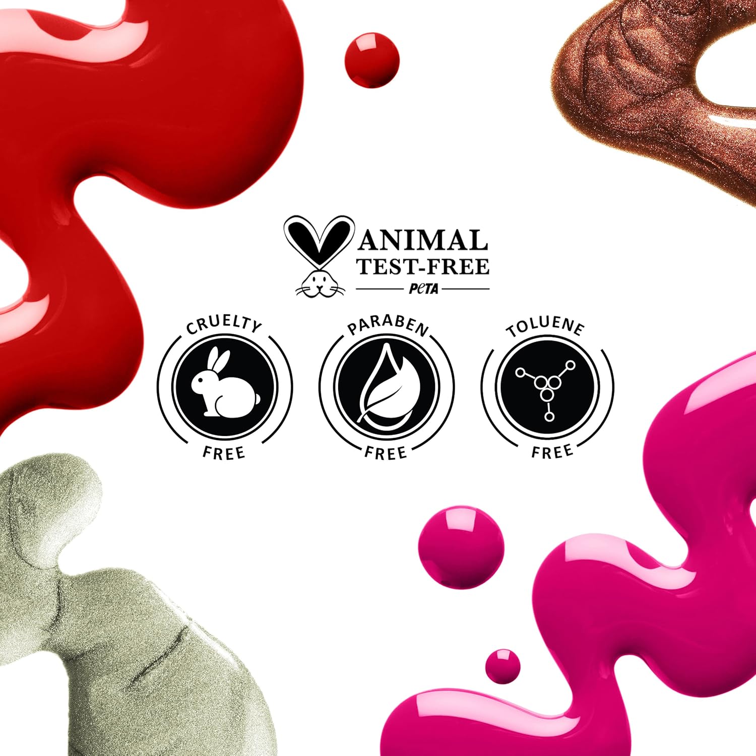 FACES CANADA Ultime Pro Splash Nail Enamel - Bahama Breeze 58 (8ml) | Quick Drying | Glossy Finish | Long Lasting | No Chip Formula | High Shine Nail Polish For Women | No Harmful Chemicals - View 5 of 5