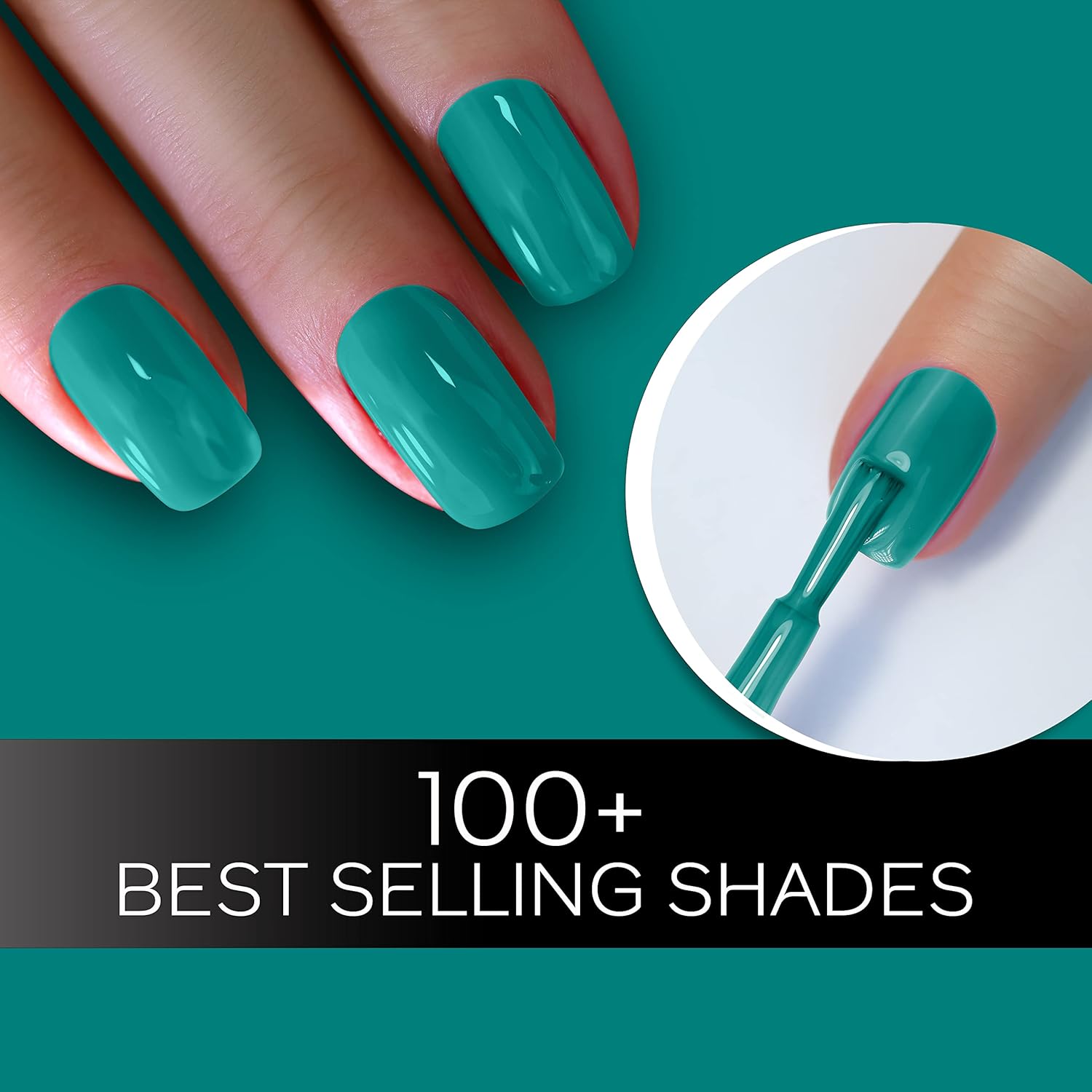 FACES CANADA Ultime Pro Splash Nail Enamel - Bahama Breeze 58 (8ml) | Quick Drying | Glossy Finish | Long Lasting | No Chip Formula | High Shine Nail Polish For Women | No Harmful Chemicals - View 2 of 5