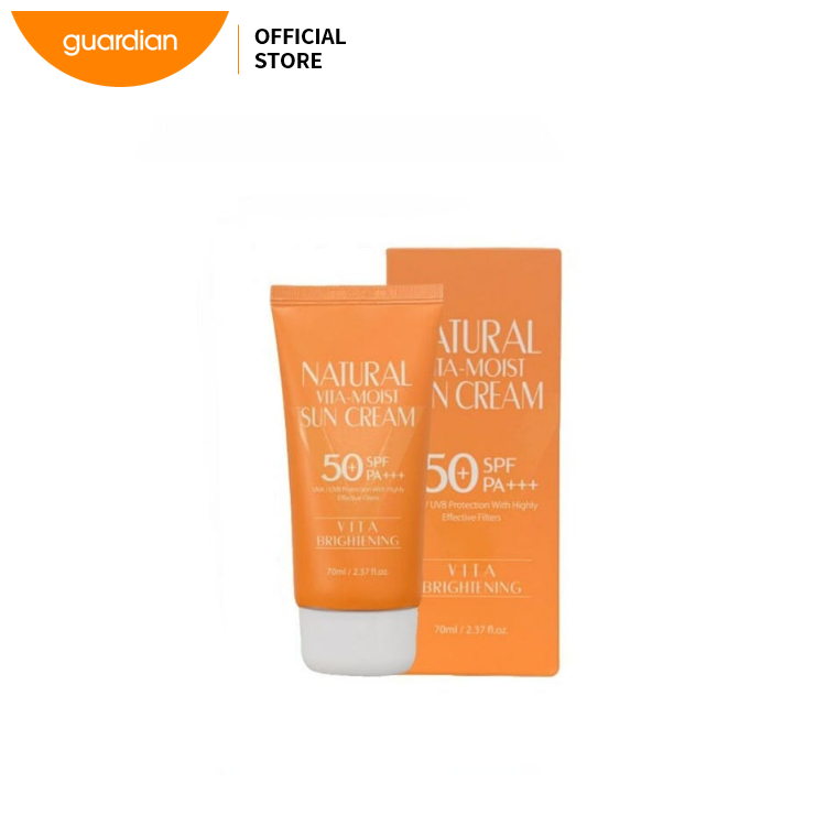 3W Clinic Natural Vita Moist Sun Cream Vita Brightening SPF50 PA+++ 70ml Hydrating Sunscreen with Brightening Effect Lightweight Non Greasy Formula for Daily UV Protection Suitable for All Skin Types - Related product