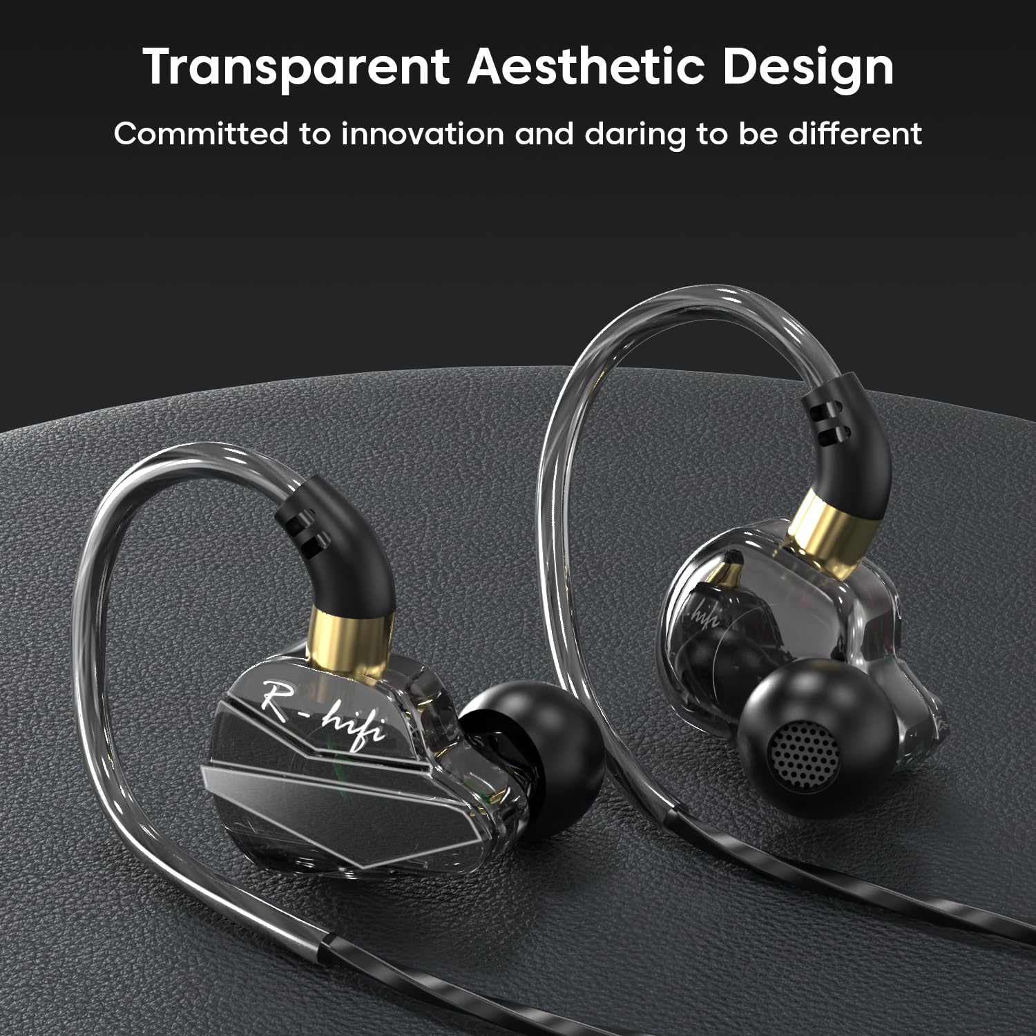 Sounce BassEngine Type-C In Ear Wired Earphones 14.2mm Dynamic Driver HD Mic Ergonomic Earbuds Anti Tangle TPE Cable In Line Music Call Controls Deep Bass Clear Sound for Everyday Use ProSeries(Black) - View 3 of 5