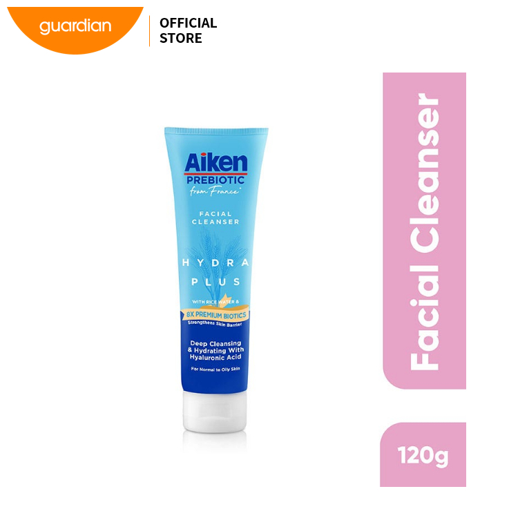 Aiken Prebiotic 8X Premium Biotics Deep Cleansing & Hydrating Face Cream with Hyaluronic Acid for Normal and Oily Skin – 120G - View 2 of 3