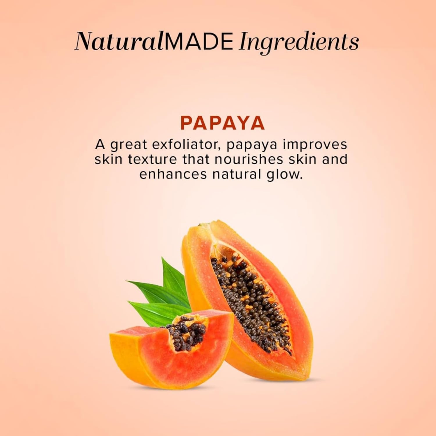 Khadi Natural Papaya Face Wash | Herbal Face Cleanser for Fresh & Healthy Looking Skin | Helps Remove Dirt, Oil & Impurities | Gentle Daily Skin Care Formula | Suitable for Men & Women | For All Skin Types | 210ml - View 2 of 5