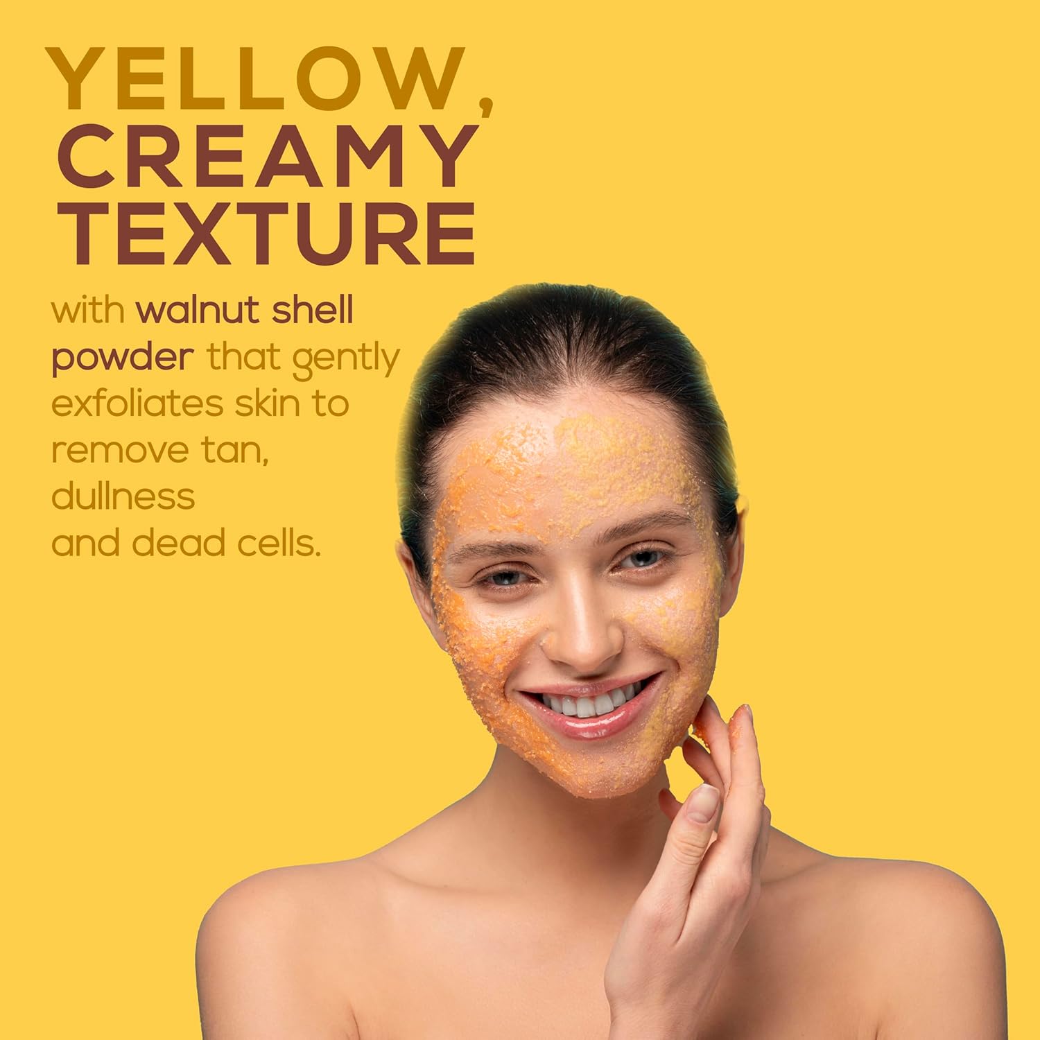 Joy Ubtan Tan Removal Face Wash 200ml | Detans & Brightens, Removes Dirt & Blemishes for a Natural Glowing Skin | Enriched With Turmeric, Saffron & Sandalwood | Suitable for All Skin Types - View 3 of 6