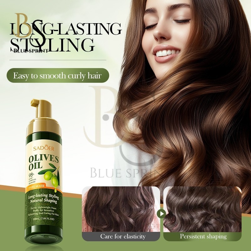 SADOER Olive Oil Styling Mousse – 98% Olive Formula for Natural, Long-Lasting Hold Suitable for Men & Women by BS(FROM MALAYSIA) - View 3 of 4