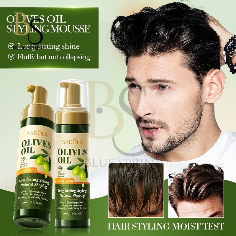 SADOER Olive Oil Styling Mousse – 98% Olive Formula for Natural, Long-Lasting Hold Suitable for Men & Women by BS(FROM MALAYSIA) - View 4 of 4