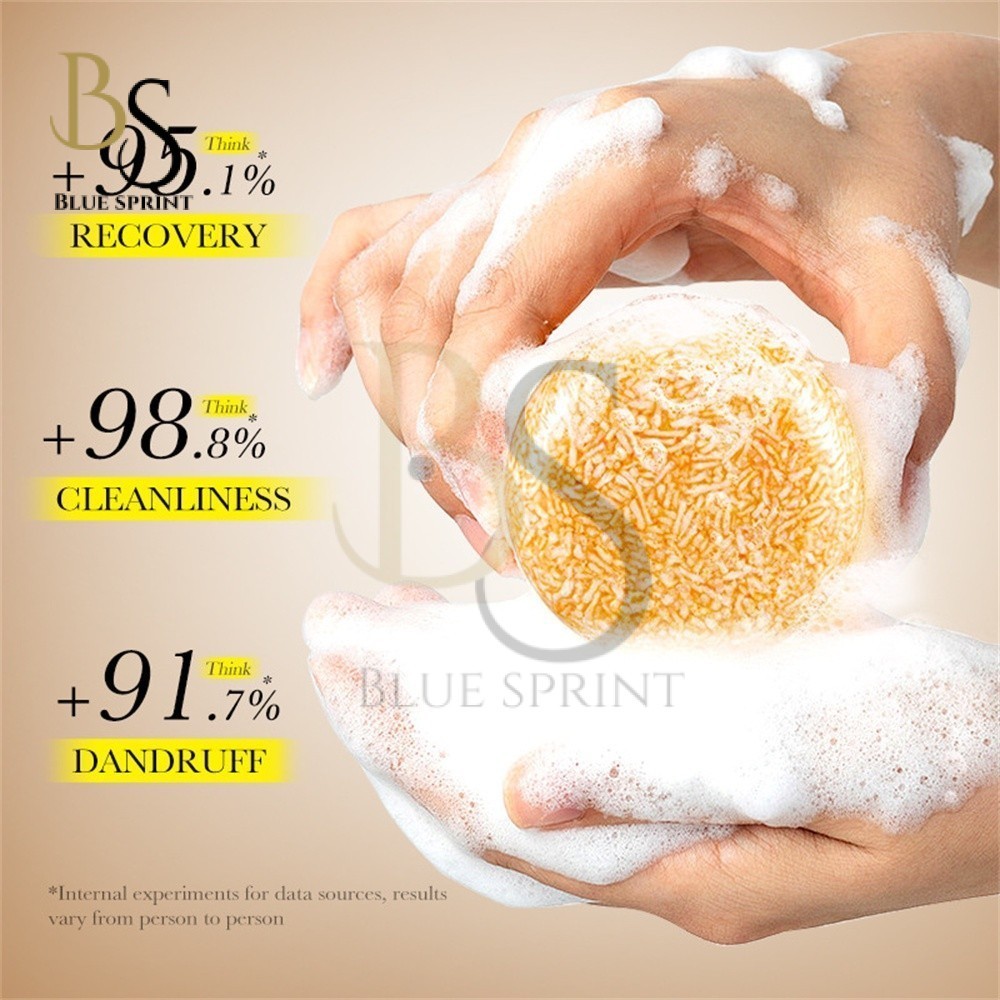 Herbal Hair soap-anti-dandruff & exfoliating herbal soap with ginger, rose, lavender & plant oils by BS-Ginger(FROM MALAYSIA) - View 2 of 4
