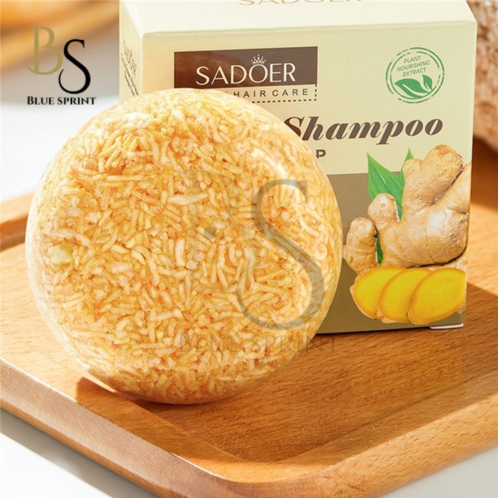 Herbal Hair soap-anti-dandruff & exfoliating herbal soap with ginger, rose, lavender & plant oils by BS-Ginger(FROM MALAYSIA) - View 4 of 4