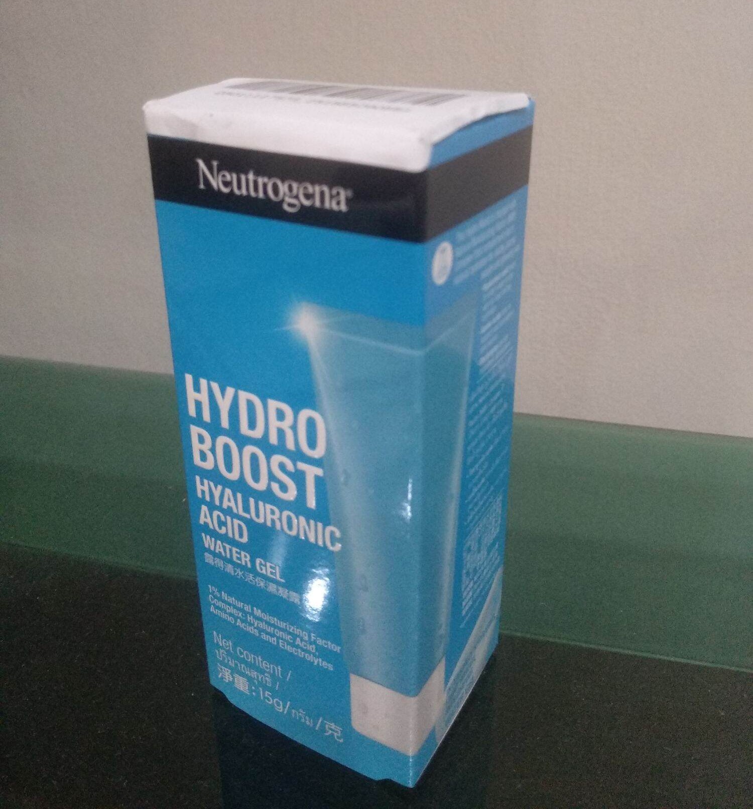 Neutrogena Hydro Boost Hyaluronic Acid Water Gel 15g Travel Size Hydrating Moisturizer Lightweight gel delivers intense hydration, leaving skin smooth, refreshed, non greasy, perfect for daily use and travel. - View 2 of 3