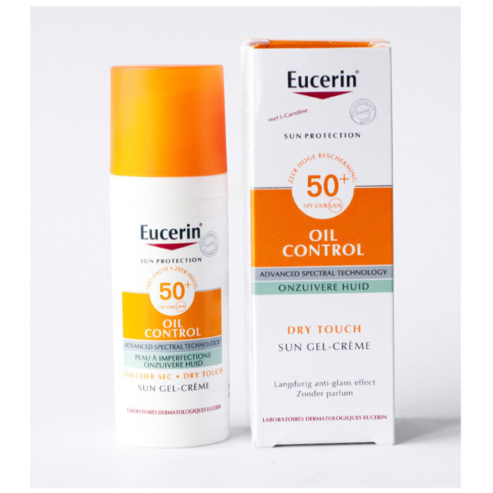 Eucerin Sunscreen Sun Protection Oil Control Dry Touch Sun Gel Cream SPF50+ 50ml Ultra-Lightweight Dermatological Skincare Face Body Sunblock Hydrating Non-Greasy Sensitive Skin Safe Daily Use - View 3 of 3