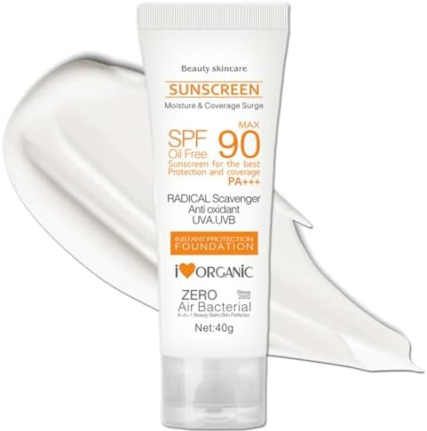 Disaar Facial Sunscreen Cream SPF90+ 40g High Protection Broad Spectrum UV Block Lightweight Hydrating Anti-Aging Brightening Face Daily Use Non-Greasy Skin Safe Sunblock - View 2 of 3