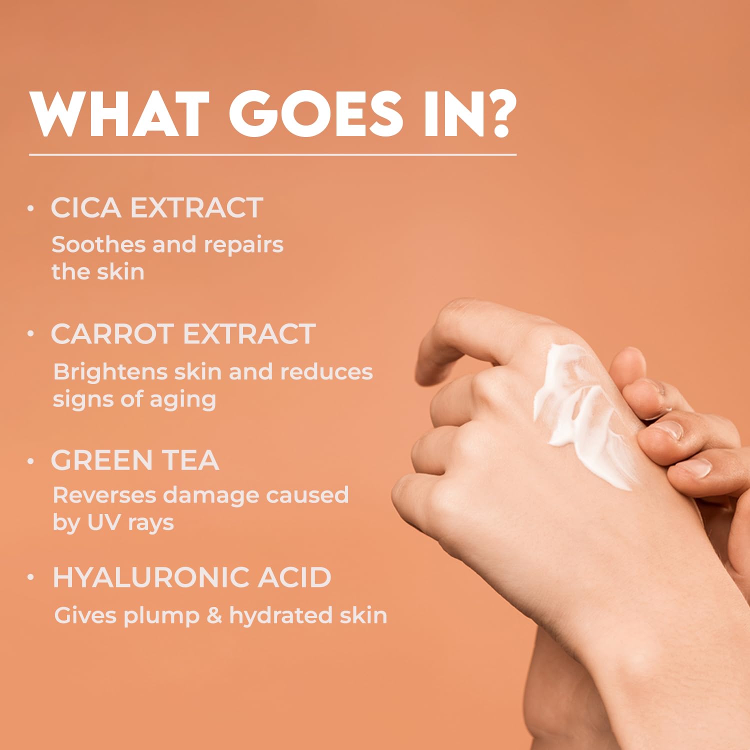 Jovees Herbal Sun Aqua Gel Sunscreen SPF 50 PA+++ | Lightweight| 1% Hyaluronic Acid | Non-Greasy, No White Cast | Perfect for Oily & Combination Skin | Sunscreen For Men/Women 100g - View 3 of 6