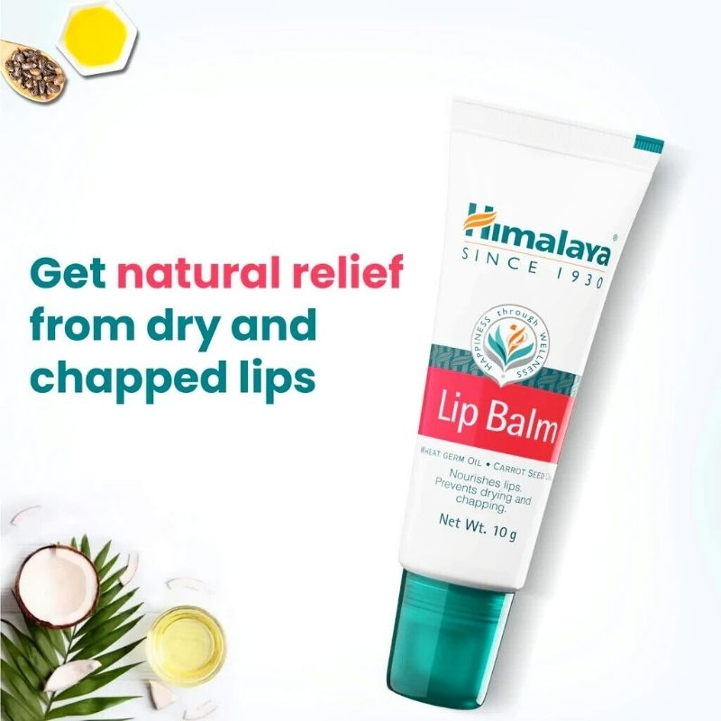 HIMALAYA Lip Balm 10g Prevents Dry Lips Nourishing Hydrating Lip Care Softening Repairing Chapped Lips Smooth Healthy Lips Daily Protection Natural Ingredients - View 2 of 3