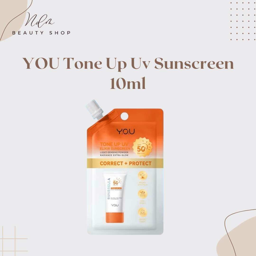 YOU Sunbrella Tone Up UV Elixir Sunscreen SPF50+ PA++++ 10ml ...