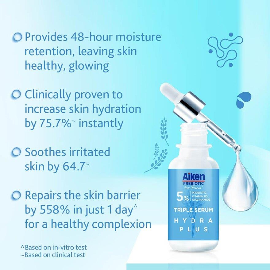 AIKEN Prebiotic Hydra Serum 30ml Hydrating Face Serum with Prebiotic ...