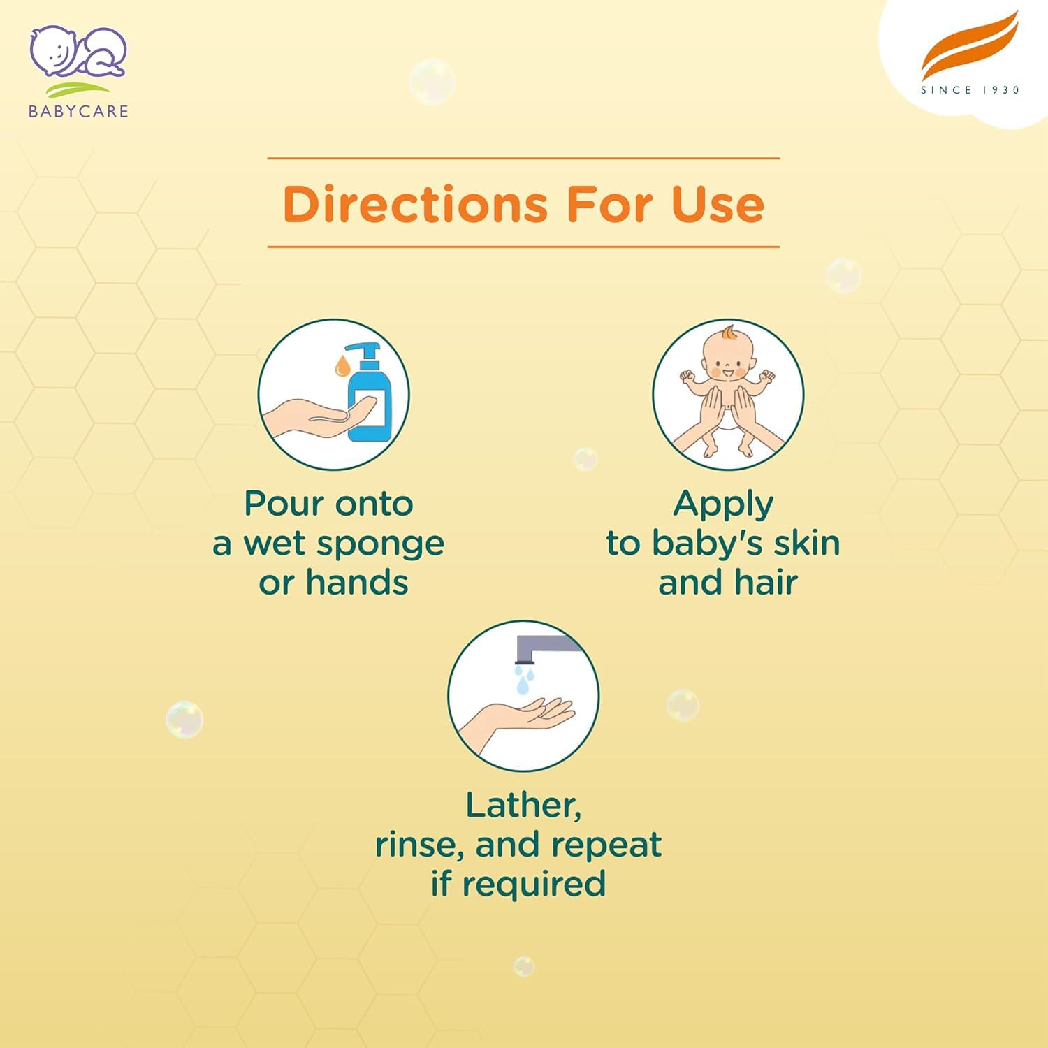 Himalaya Head to Toe Baby Wash with Pure Cow Ghee 400ml | ph 5.5 | Aloe vera | Soap free | Safe for newborns | For baby's sensitive skin from day 1 | No Parabens | No Phthalates | No Sulphates | Pediatrician evaluated - View 2 of 7