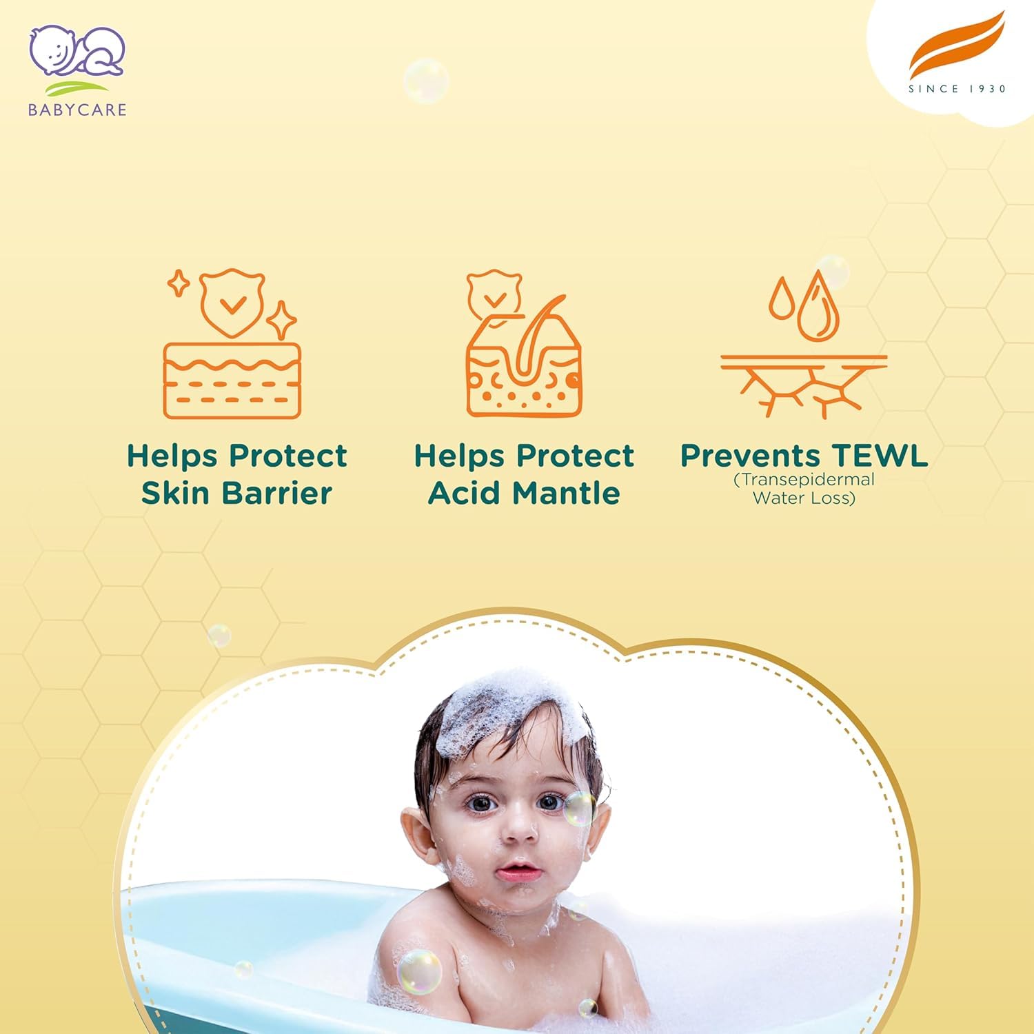 Himalaya Head to Toe Baby Wash with Pure Cow Ghee 400ml | ph 5.5 | Aloe vera | Soap free | Safe for newborns | For baby's sensitive skin from day 1 | No Parabens | No Phthalates | No Sulphates | Pediatrician evaluated - View 5 of 7