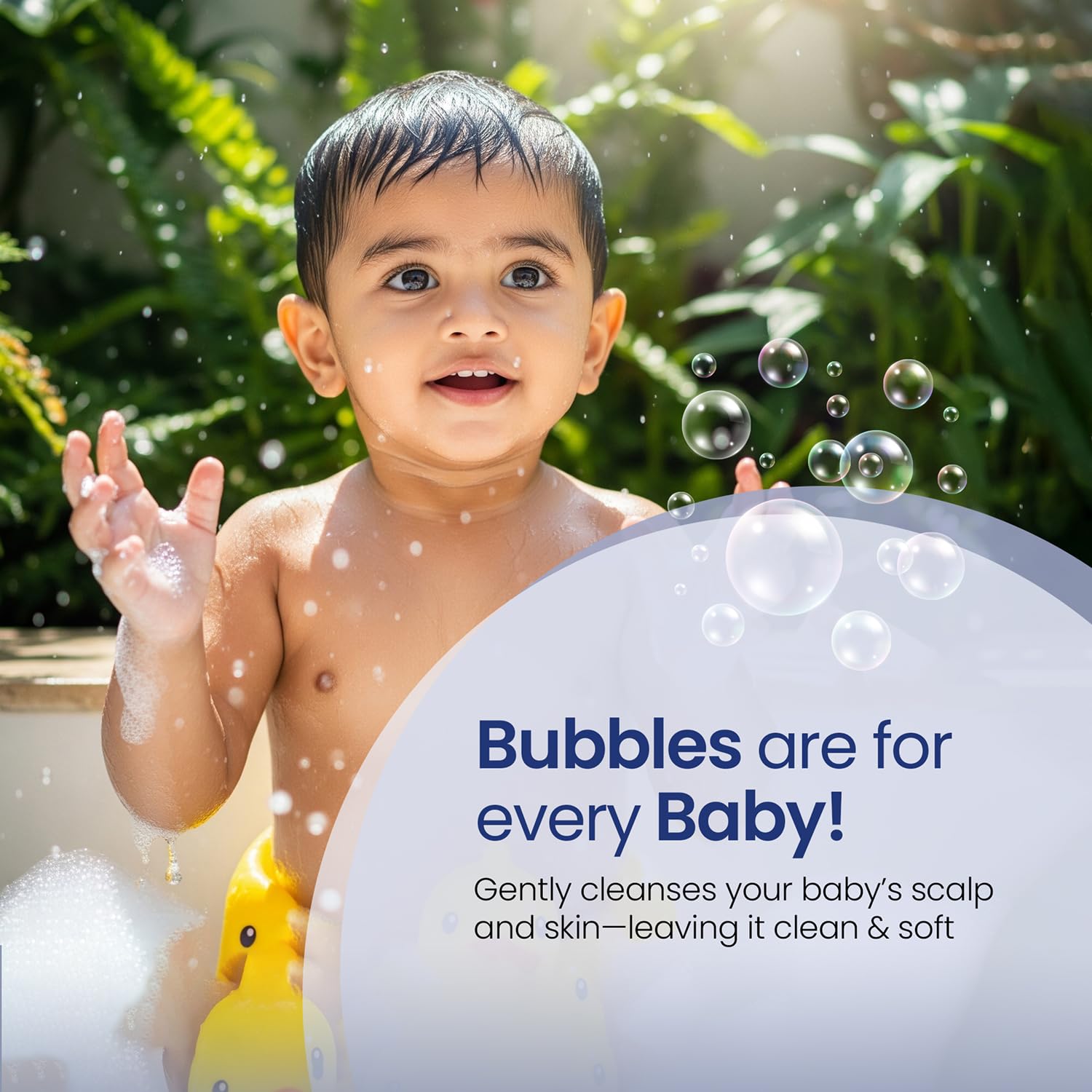 Mother Sparsh Natural Care Baby Wash & Shampoo-200ml | Baby Head to Toe Wash | Tear Free Formula With Organic Coconut Oil, Calendula & Avocado | Suitable for Newborn Sensitive Skin - View 5 of 6