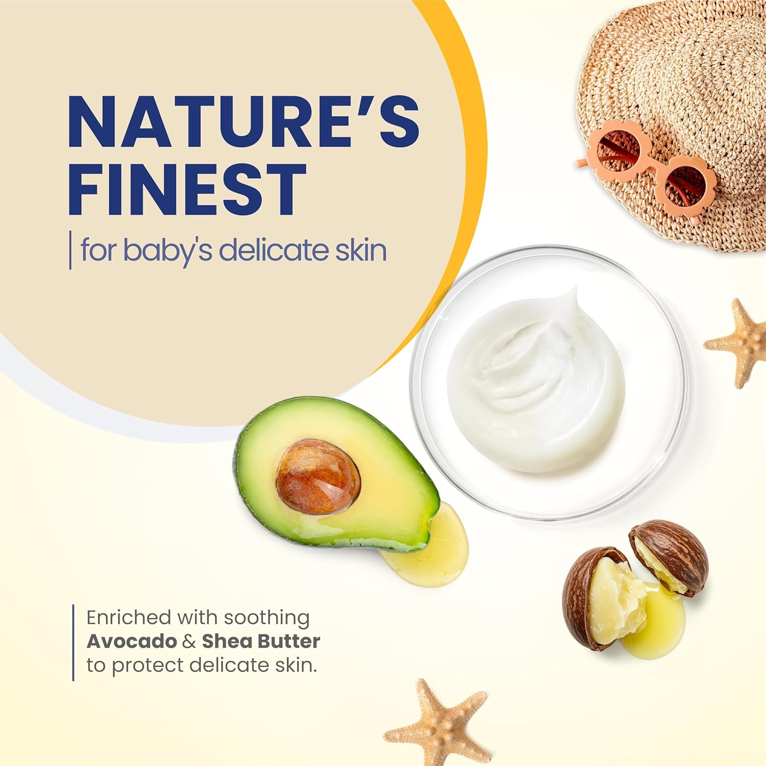 Mother Sparsh Natural Care Baby Sunscreen, SPF 50 PA+++, 50g | Sunscreen for Babies | Broad Spectrum, UVA & UVB Protection | Suitable for Babies 6+ Months - View 2 of 4