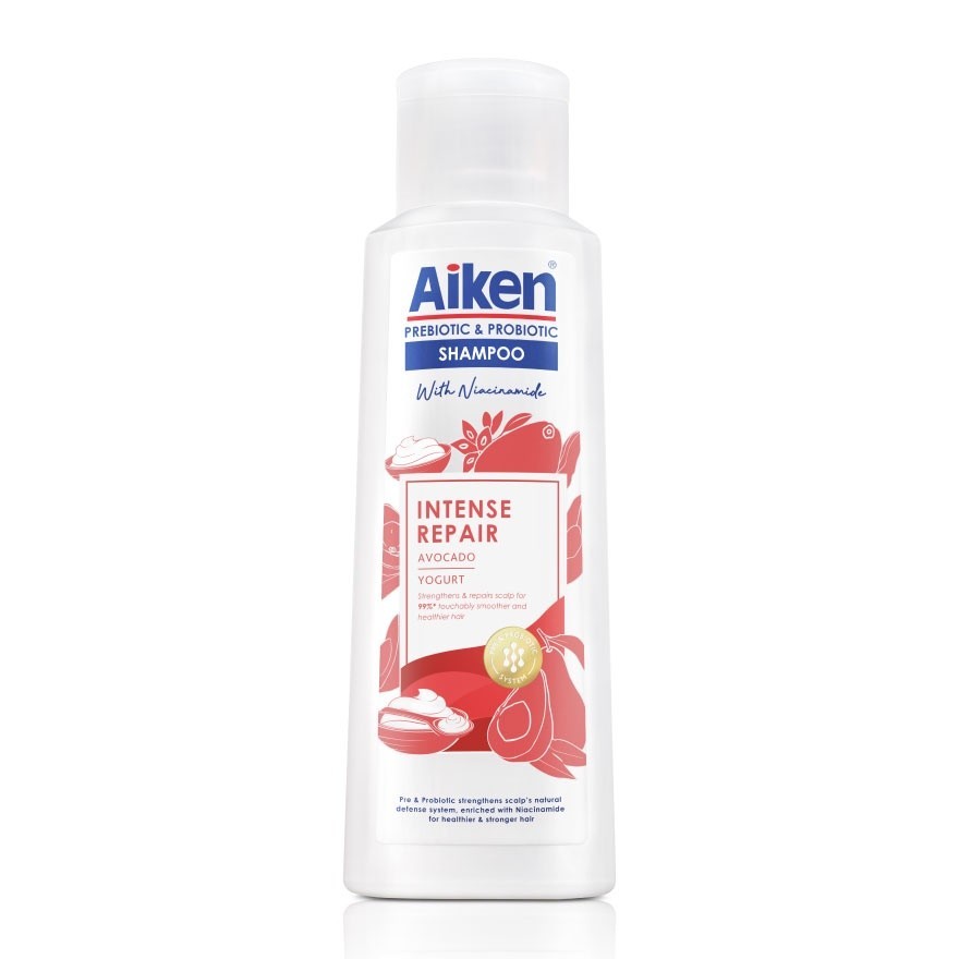 Aiken Prebiotic & Probiotic Shampoo Intense Repair 350g - Strengthens & Repairs Scalp For 99% Touchably Smoother(FROM MALAYSIA) - View 3 of 4