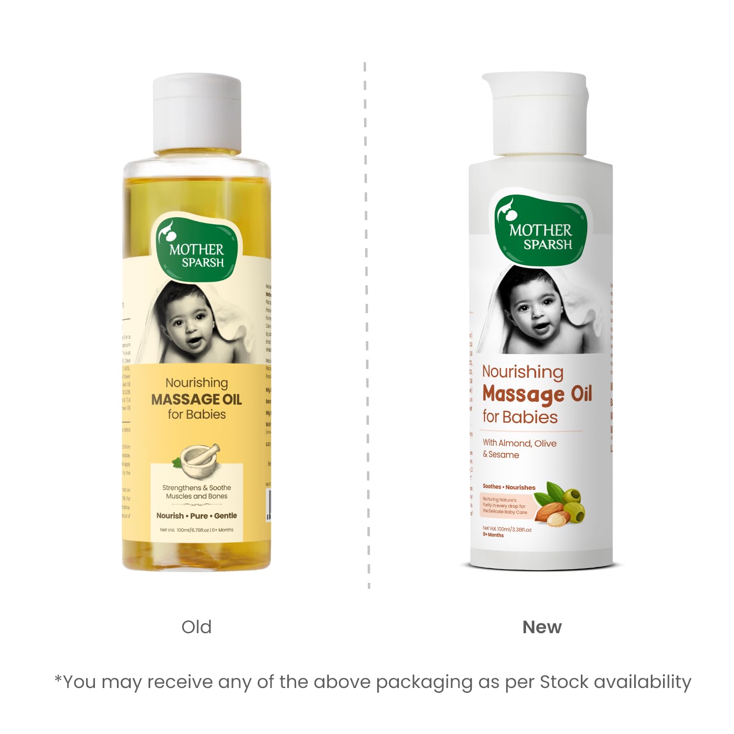 Mother Sparsh Nourishing Baby Massage Oil -200ml | Non Sticky & Moisturizing Baby Oil for New Born | Prevents Dryness, Strengthens Muscles & Bones - View 7 of 7