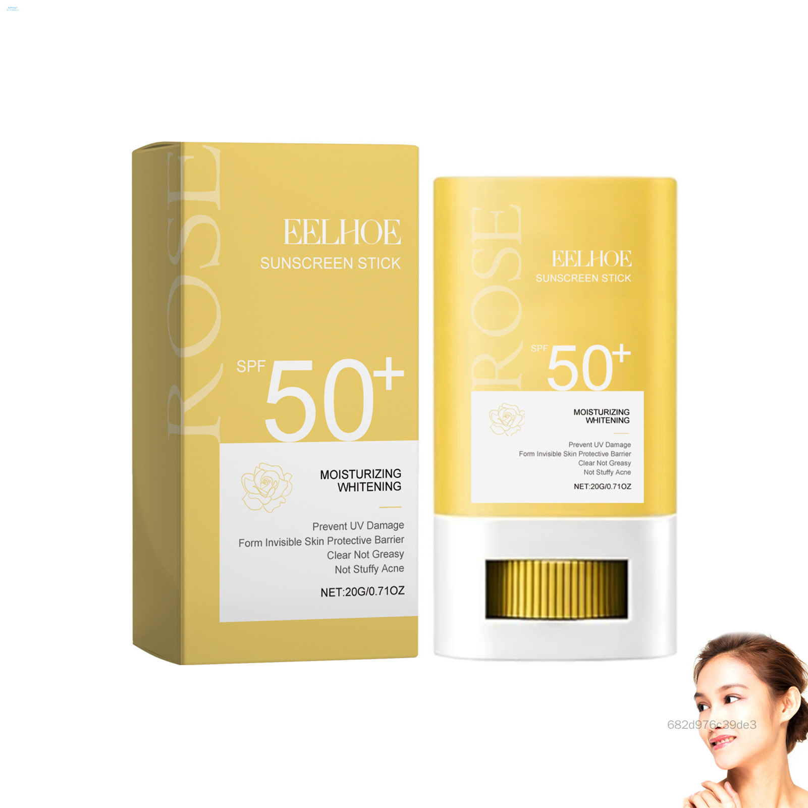 Summer Sweatproof UV Sunscreen Moisturizing Sun Protective Cream SPF 50+ Sunscreen for Men Women Summer Outdoor Use BAG-MY - View 2 of 3