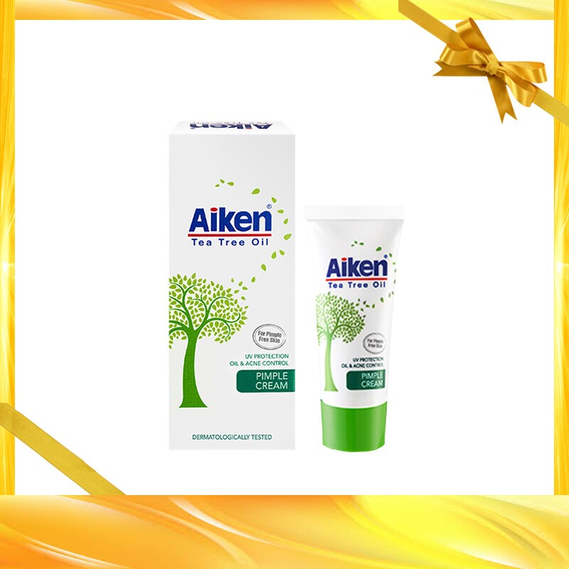 Aiken Tea Tree Oil From Australia Pimple Cream 20g Krim Jerawat UV Protection Oil & Acne Control Fro Pimple Free Skin(FROM MALAYSIA) - View 4 of 4