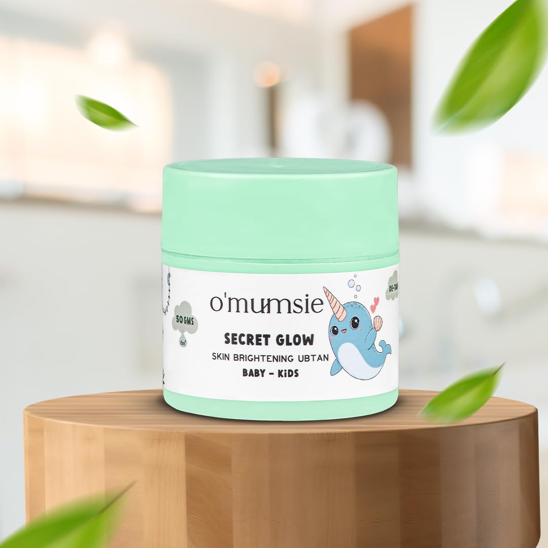 o'mumsie Natural Ubtan Powder For Kids | Effective Tan Removal & Helps in Skin Glow | Enriched with Chickpea & Turmeric | 100% Natural & Organic with Euro Certified - 50g - View 2 of 8