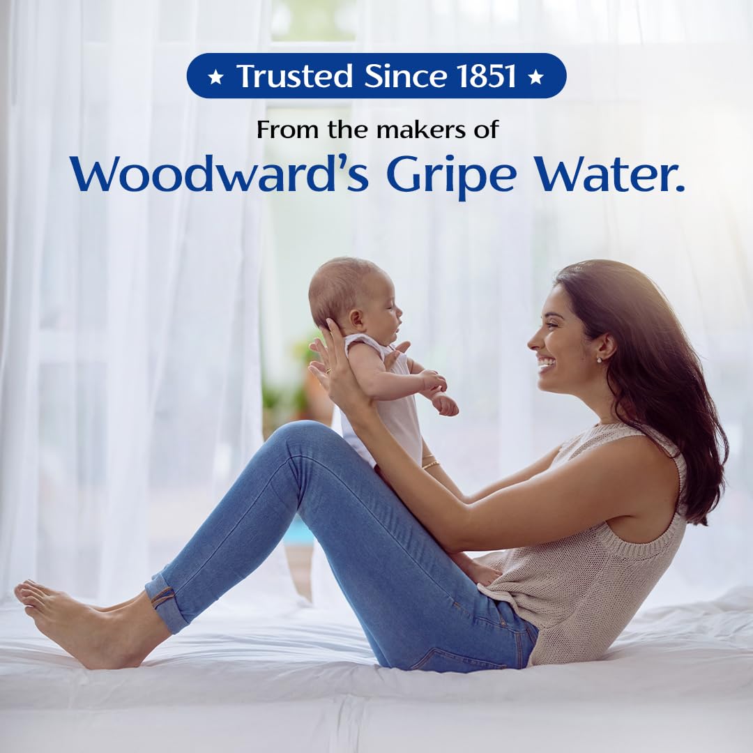 Woodward's Tummy Roll On for Baby, Colic Relief | Indigestion & Gas with Hing & Saunf Oil | 100% Ayurvedic - 40ml - View 2 of 9