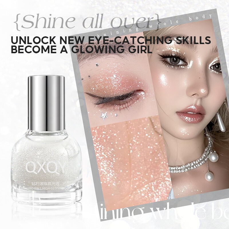IMAGIC Diamond Roller Liquid Highlight Face Body Makeup Brightening Glitter Powder Pearlescent Flash Brightens 10ML(FROM MALAYSIA) - View 2 of 4