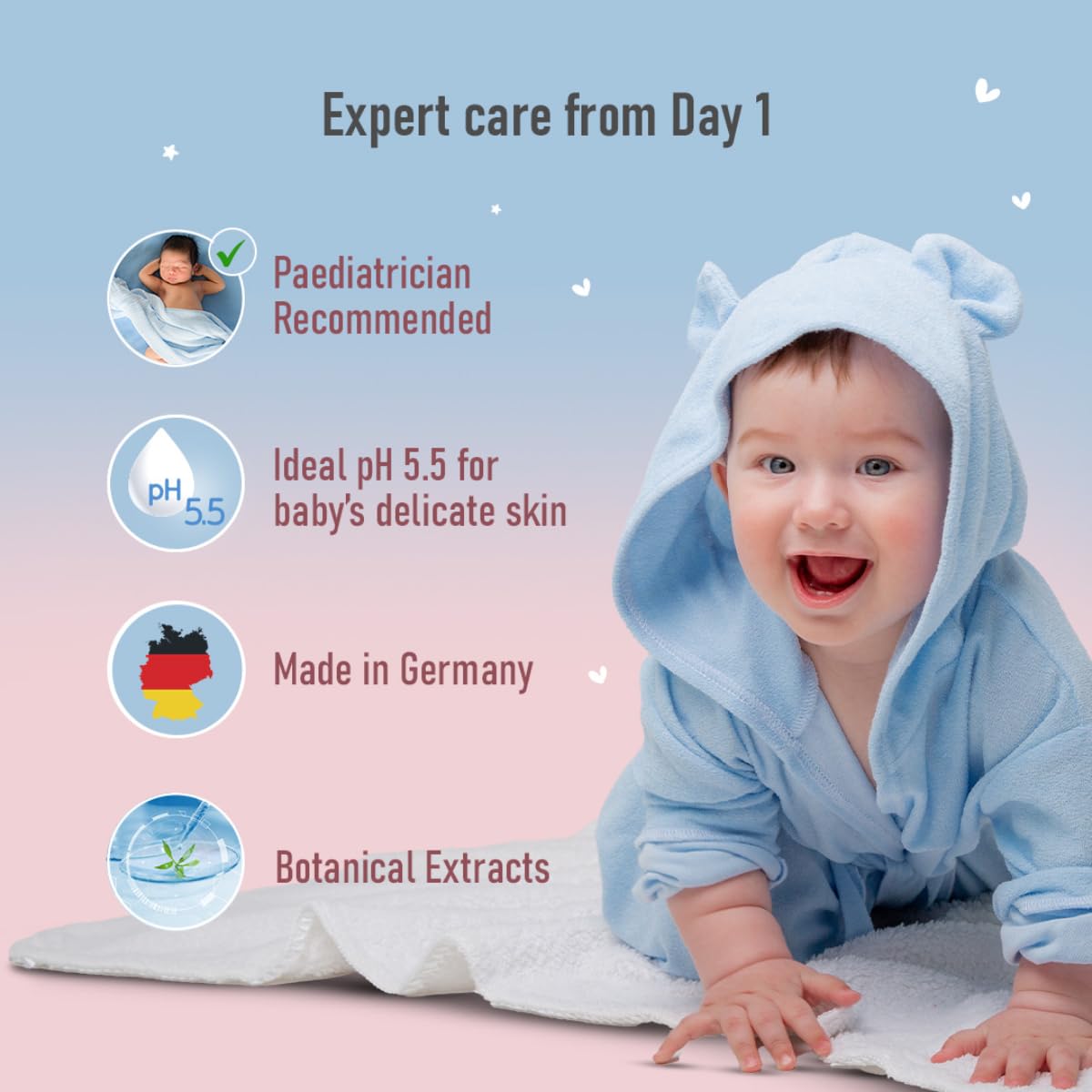 Baby Sebamed Massage Oil| With Soya Oil|Non- greasy|Ideal for newborn |150 ml - View 3 of 7