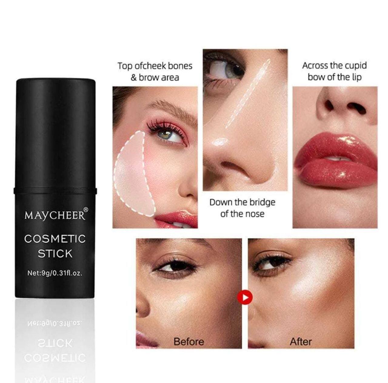 High Gloss Contouring Brightening Shadow Stick Three-Dimensional Facial Primer Lying Silky- Set A(FROM MALAYSIA) - View 4 of 4