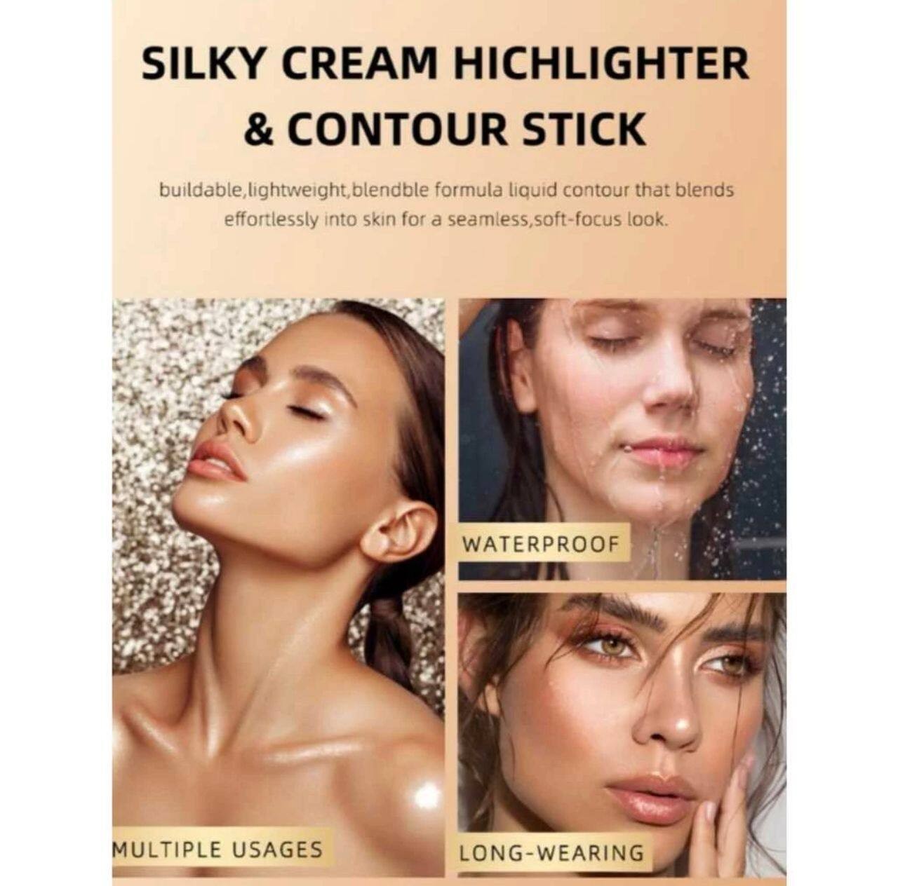 High Gloss Contouring Brightening Shadow Stick Three-Dimensional Facial Primer Lying Silky- Set B(FROM MALAYSIA) - View 2 of 4