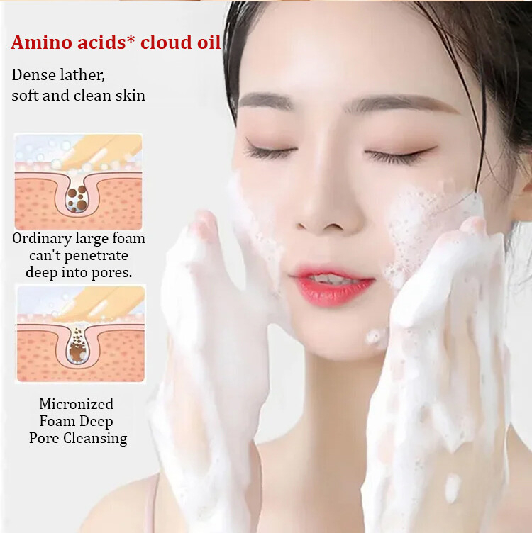 Whitening Spot Removal Facial Cleanser Anti Acne Anti Freckle Oil Control Deep Cleansing Brightening Face Wash Pore Purifying Skin Care Smooth Even Tone Daily Facial Cleanser - View 2 of 3