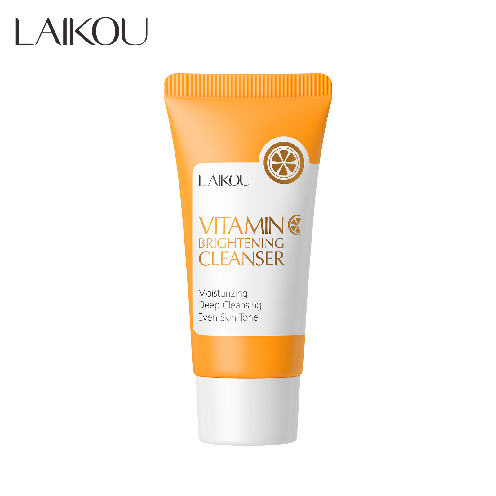 ROREC LAIKOU Vitamin C Brightening Cleanser 50g Deep Cleansing Moisturizing Face Wash Even Skin Tone Glow Enhancing Pore Purifying Gentle Daily Skincare Cleanser for Radiant Smooth Skin - View 3 of 3