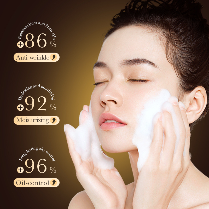 ROREC SADOER Retinol Anti Aging Firming Cleanser 100g Deep Cleansing Face Wash Pore Tightening Oil Control Moisturizing Skin Care Brightening Anti Wrinkle Gentle Daily Use Facial Cleanser - View 3 of 3