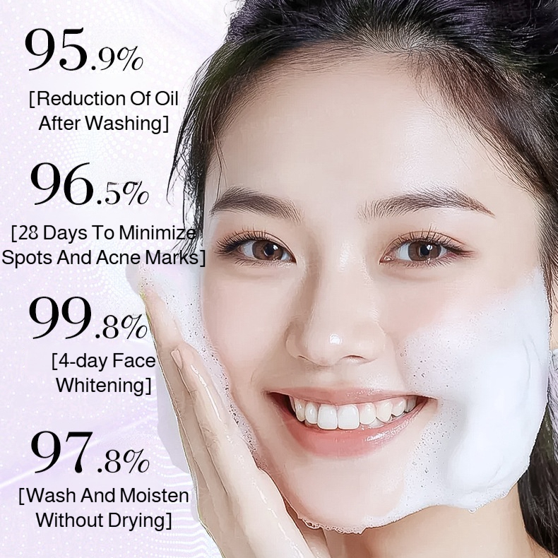  377 Whitening Face Wash Dark Spot Corrector and Brightening Cleanser Hydrating Formula Reduces Hyperpigmentation and Evens Skin Tone Brightening Face Wash Even Skin Tone Face Wash Dullness Treatment Cleanser - View 2 of 3