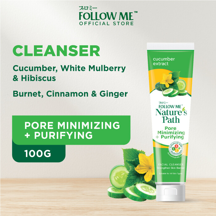 Follow Me Nature Path Pore Minimizing and Purifying Facial Treatment with Botanical Extracts for Clear Smooth Refined Skin Deep Cleansing Hydration Balance and Radiant Healthy Glow Everyday Skincare Essential Formula - View 3 of 3