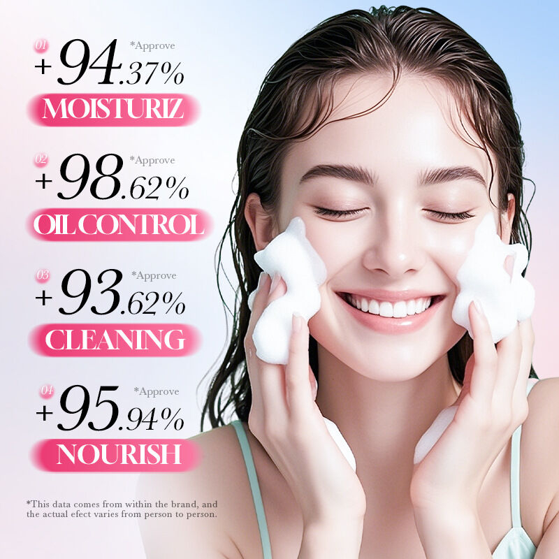 BIOAQUA Sakura Facial Cleanser Moisturizing Whitening Anti Aging Face Wash Foam with Sakura Extract Gentle Deep Cleansing Hydrating Brightening Smooth Radiant Youthful Skin Daily Korean Skincare Essential - View 2 of 3